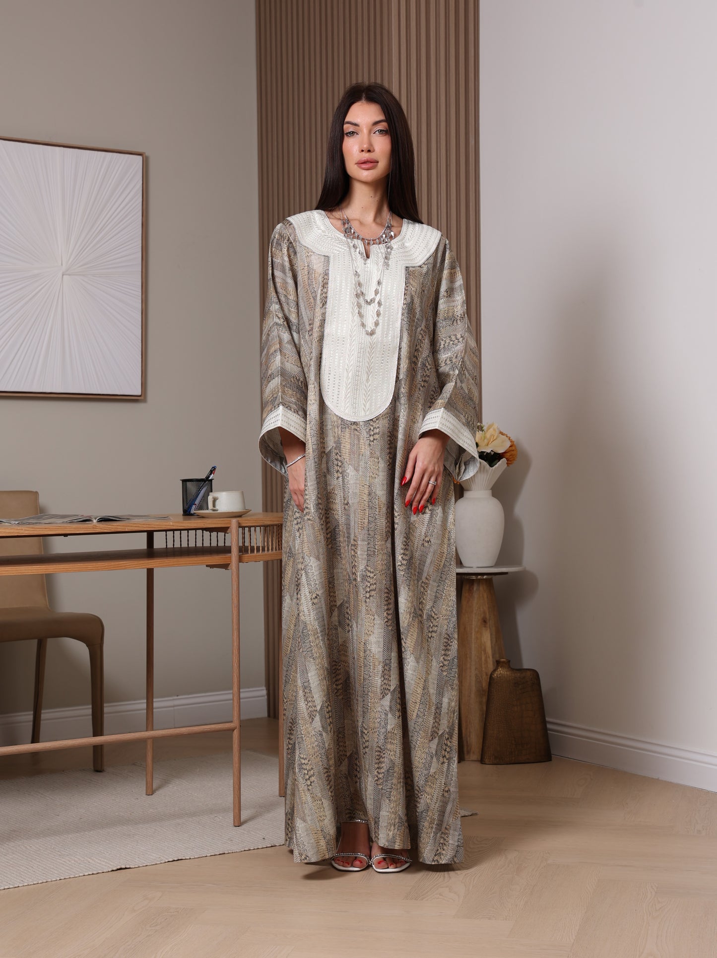 Earthbound Mosaic Kaftan
