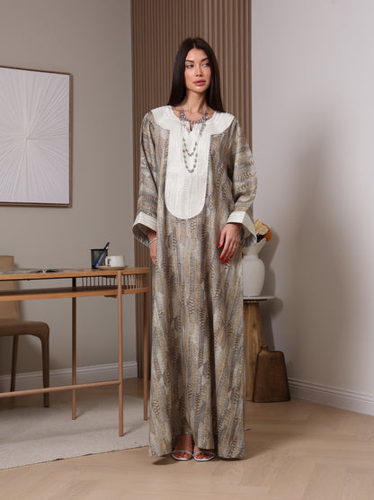 Earthbound Mosaic Kaftan