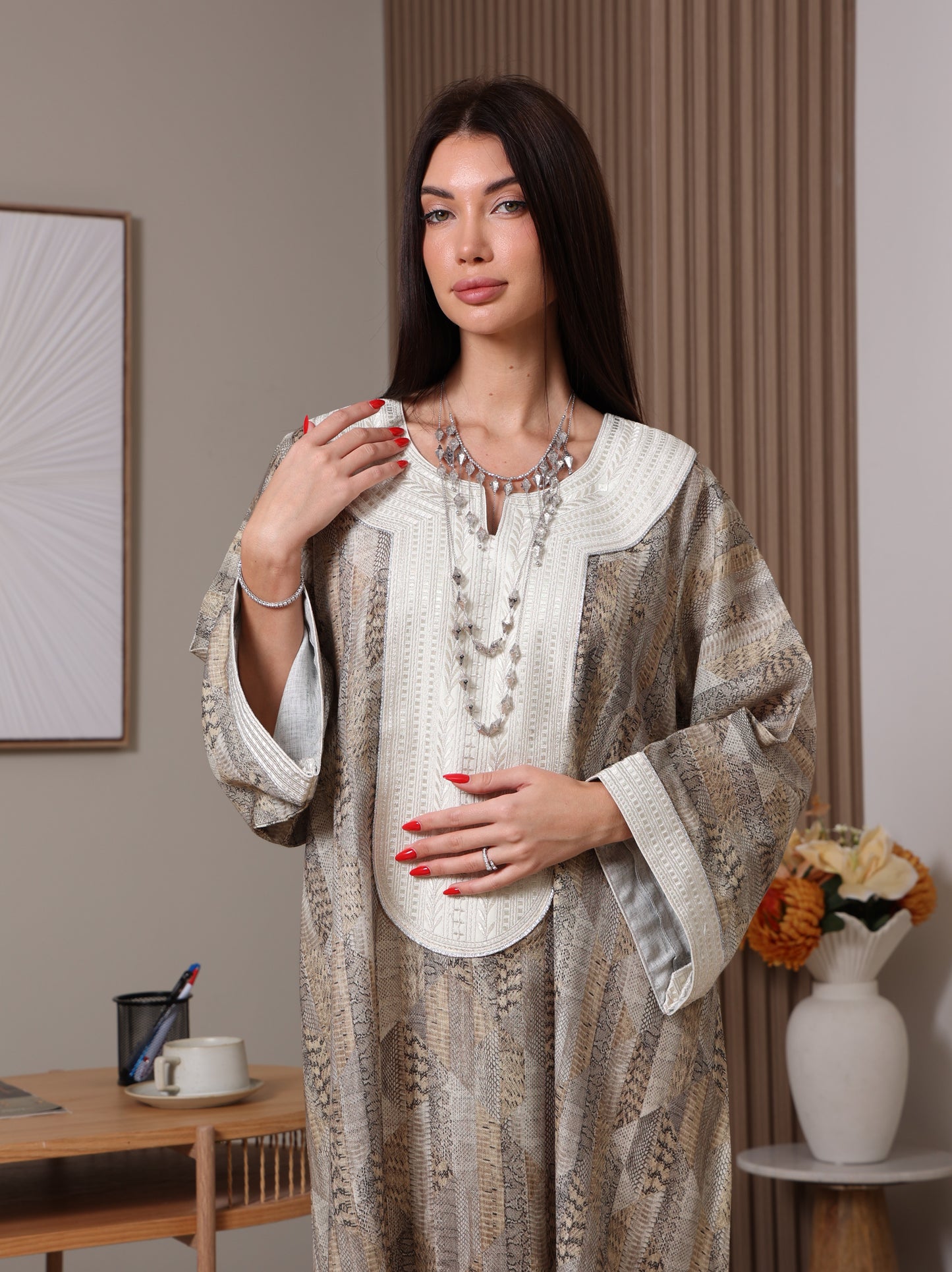 Earthbound Mosaic Kaftan