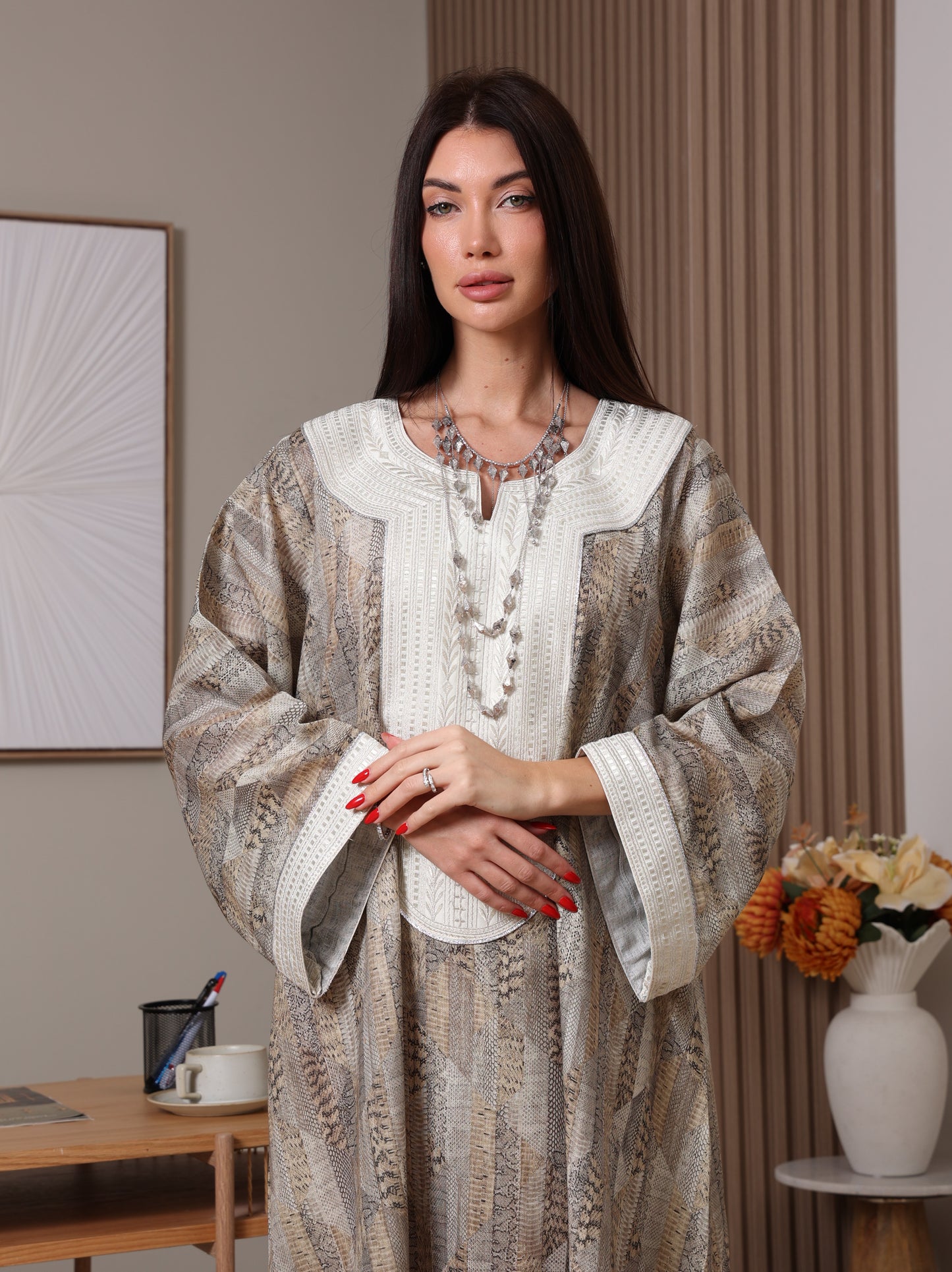 Earthbound Mosaic Kaftan