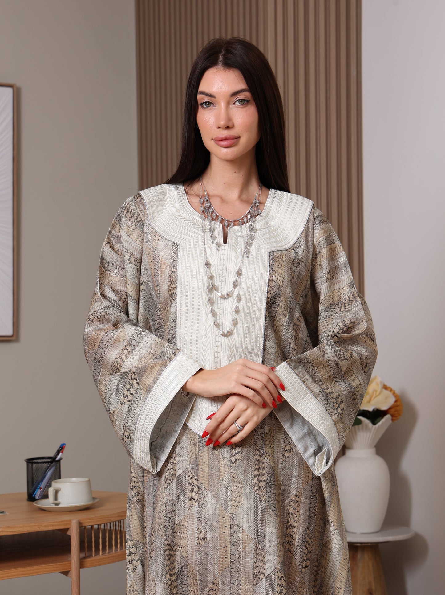 Earthbound Mosaic Kaftan