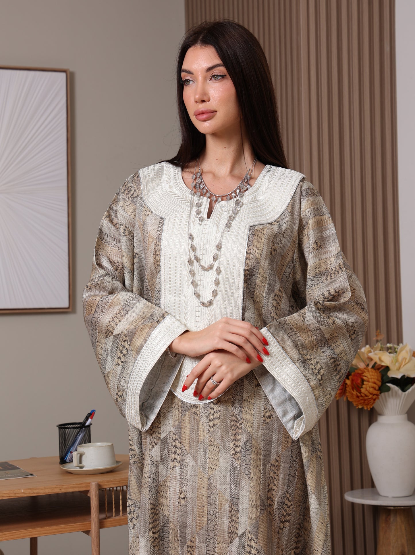 Earthbound Mosaic Kaftan