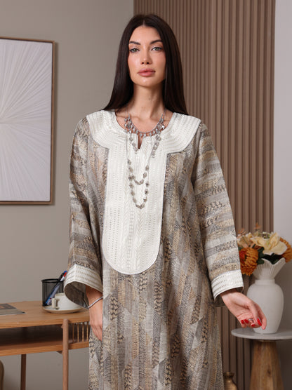 Earthbound Mosaic Kaftan