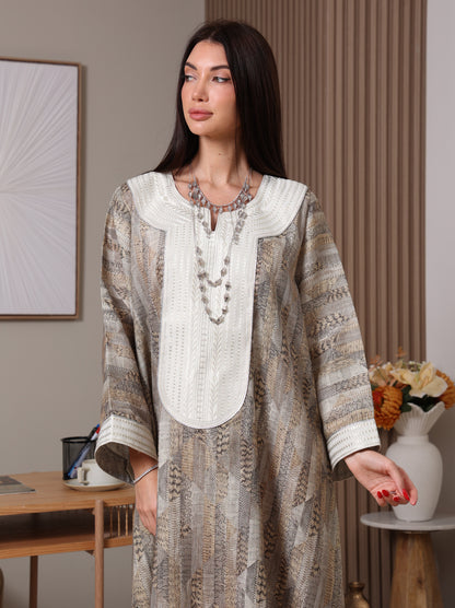 Earthbound Mosaic Kaftan