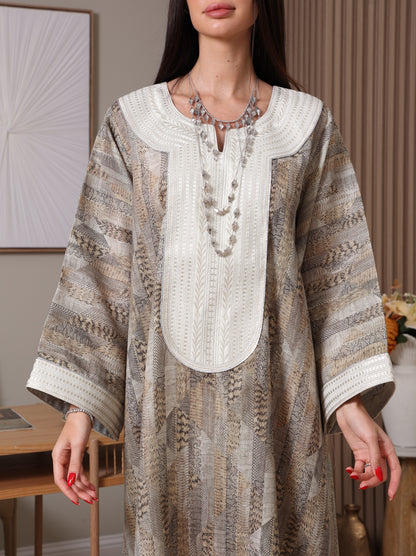 Earthbound Mosaic Kaftan