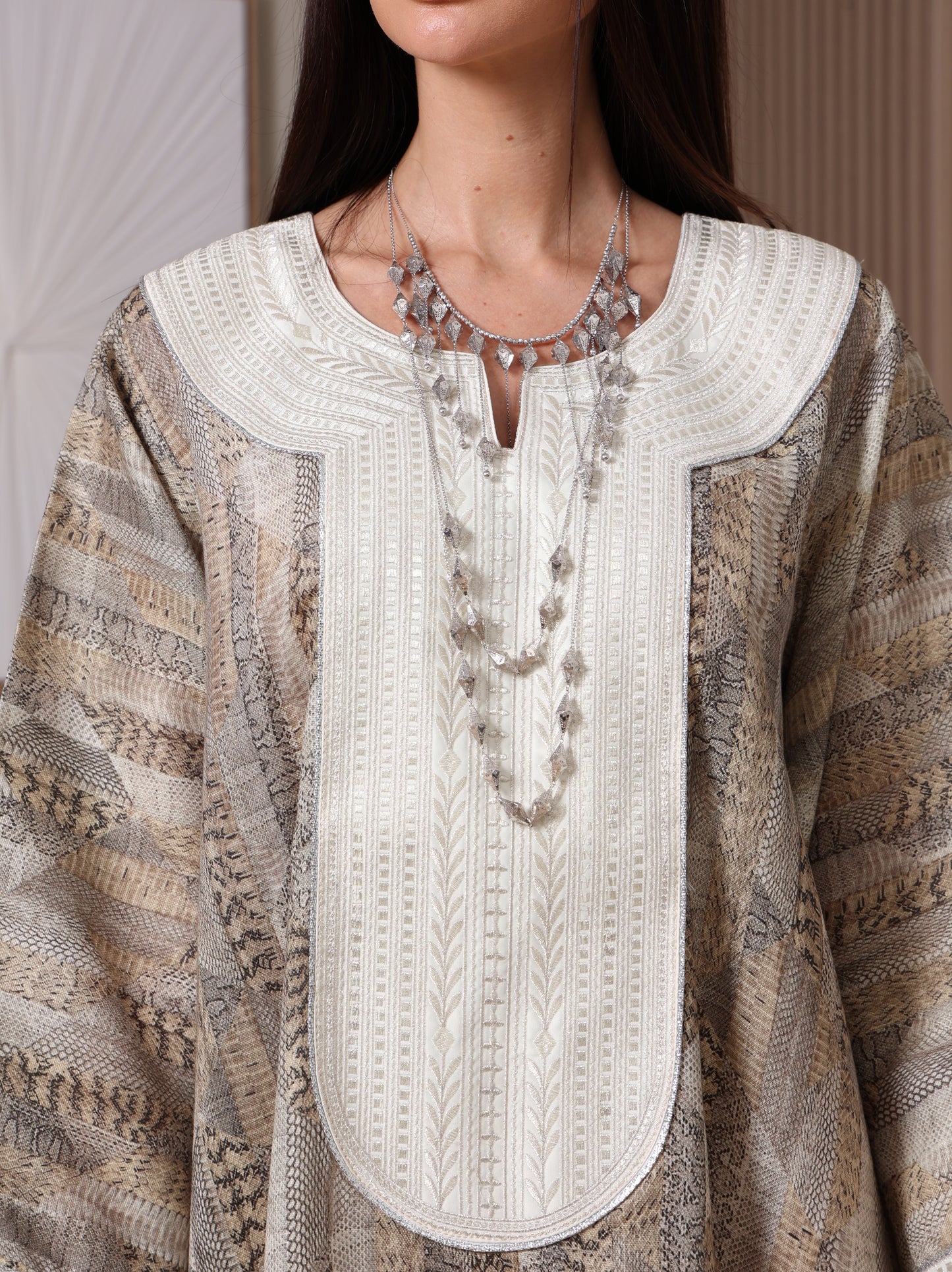 Earthbound Mosaic Kaftan