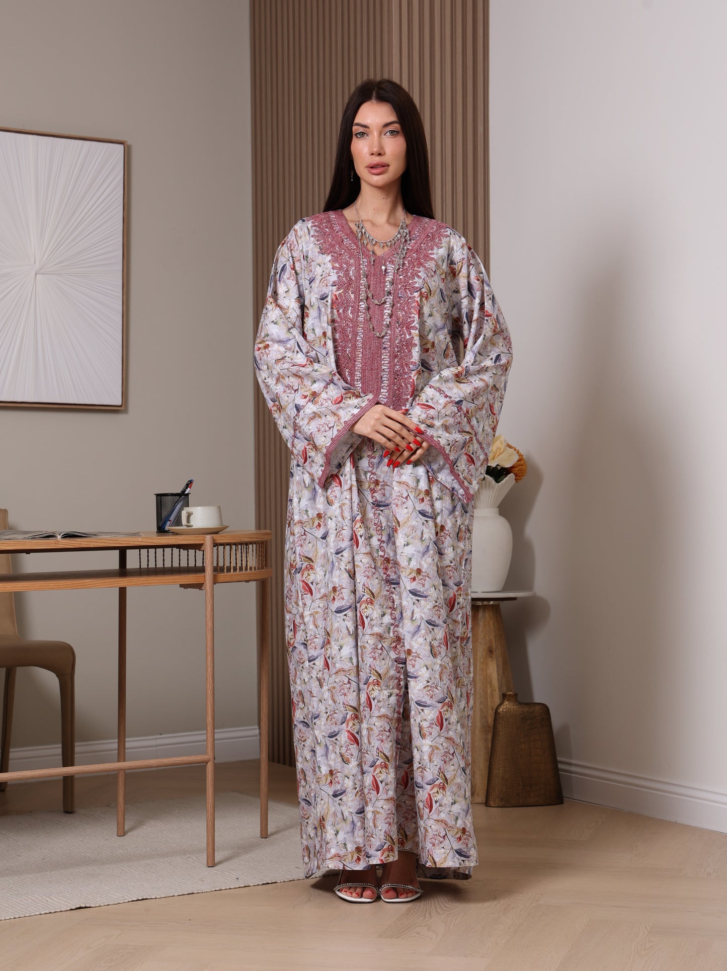 Dusty Rose Enchantment Kaftan