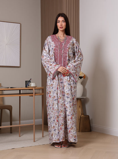 Dusty Rose Enchantment Kaftan