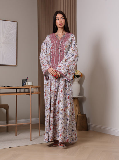Dusty Rose Enchantment Kaftan