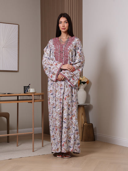 Dusty Rose Enchantment Kaftan