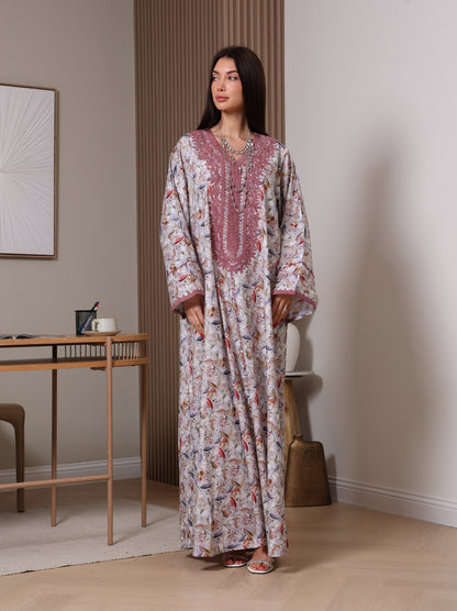 Dusty Rose Enchantment Kaftan