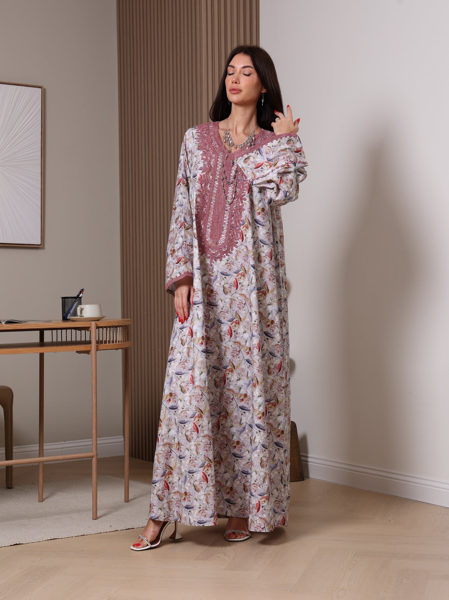 Dusty Rose Enchantment Kaftan
