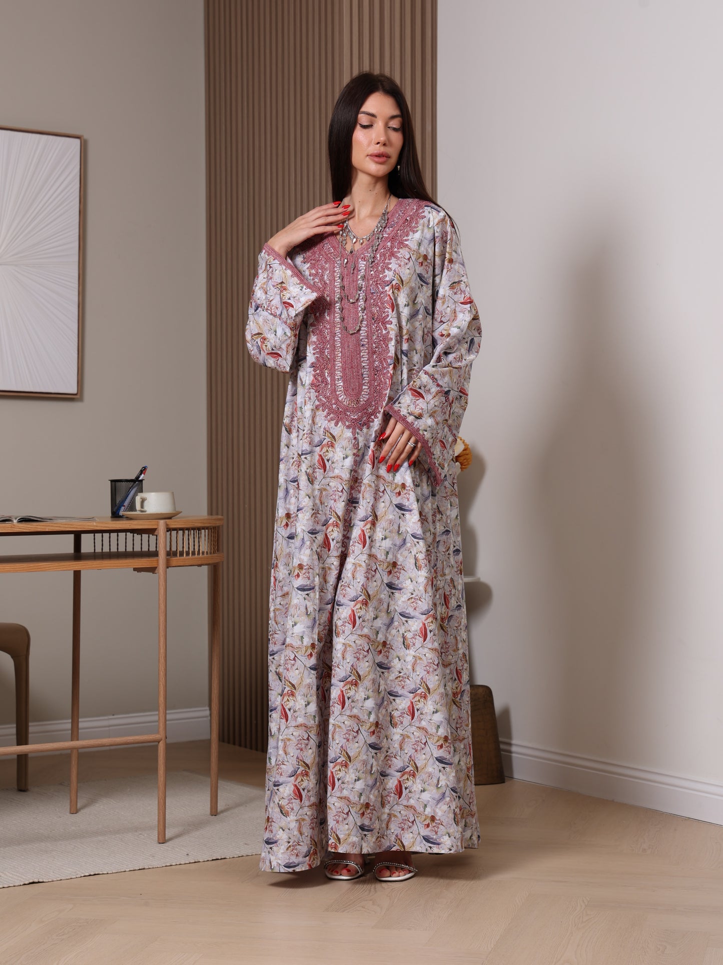 Dusty Rose Enchantment Kaftan