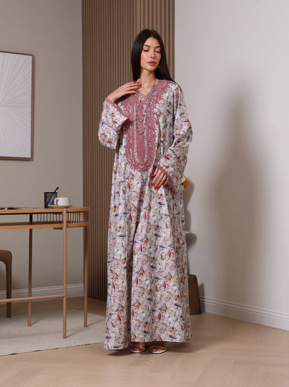 Dusty Rose Enchantment Kaftan