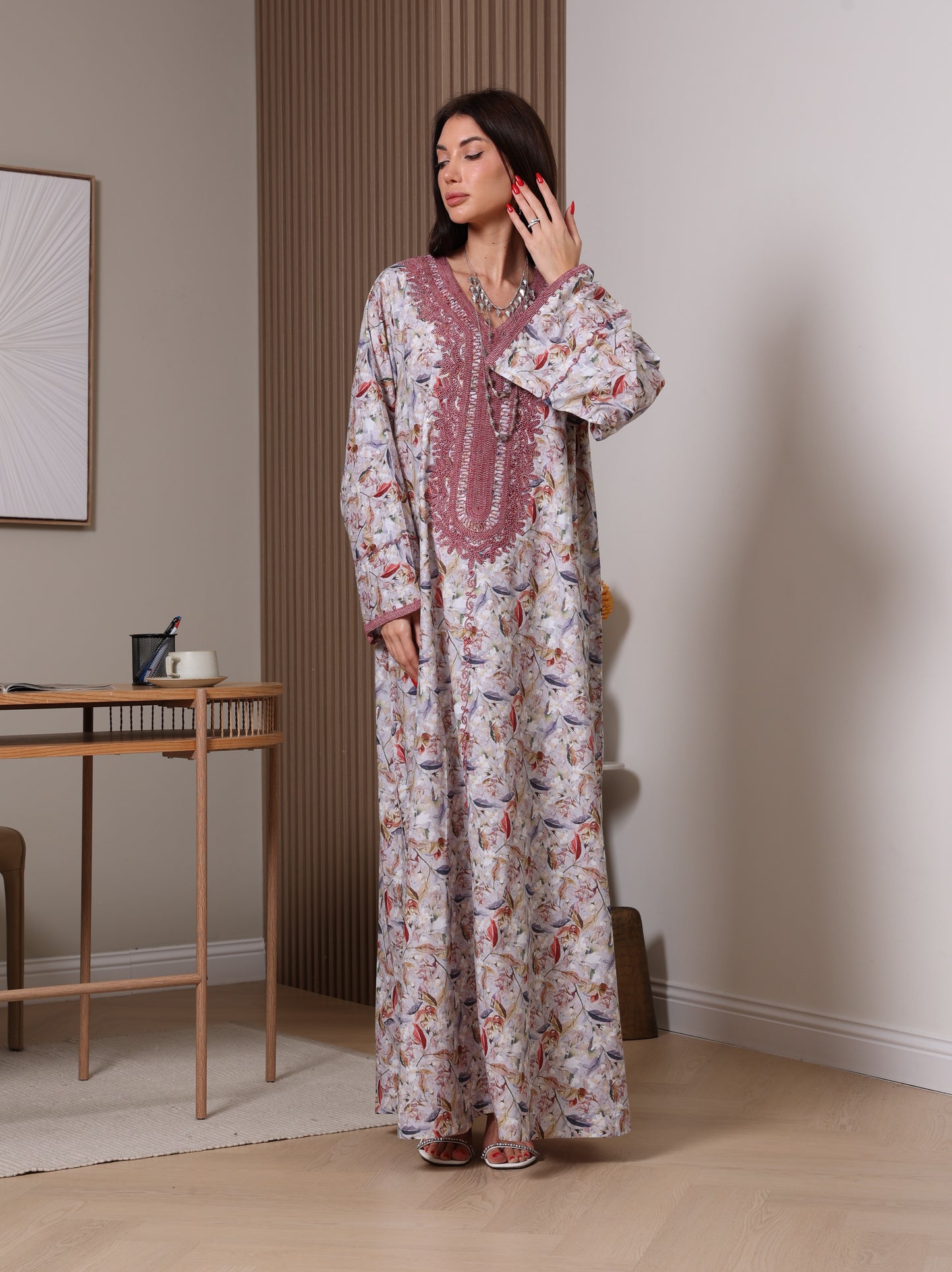 Dusty Rose Enchantment Kaftan