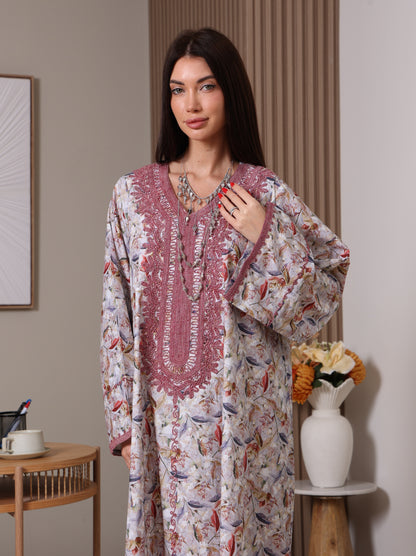 Dusty Rose Enchantment Kaftan