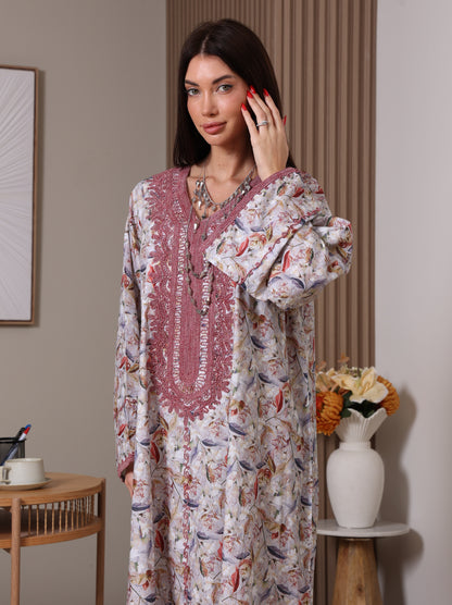 Dusty Rose Enchantment Kaftan