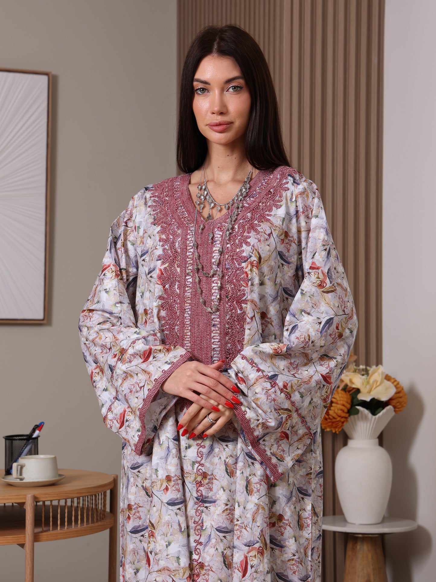 Dusty Rose Enchantment Kaftan