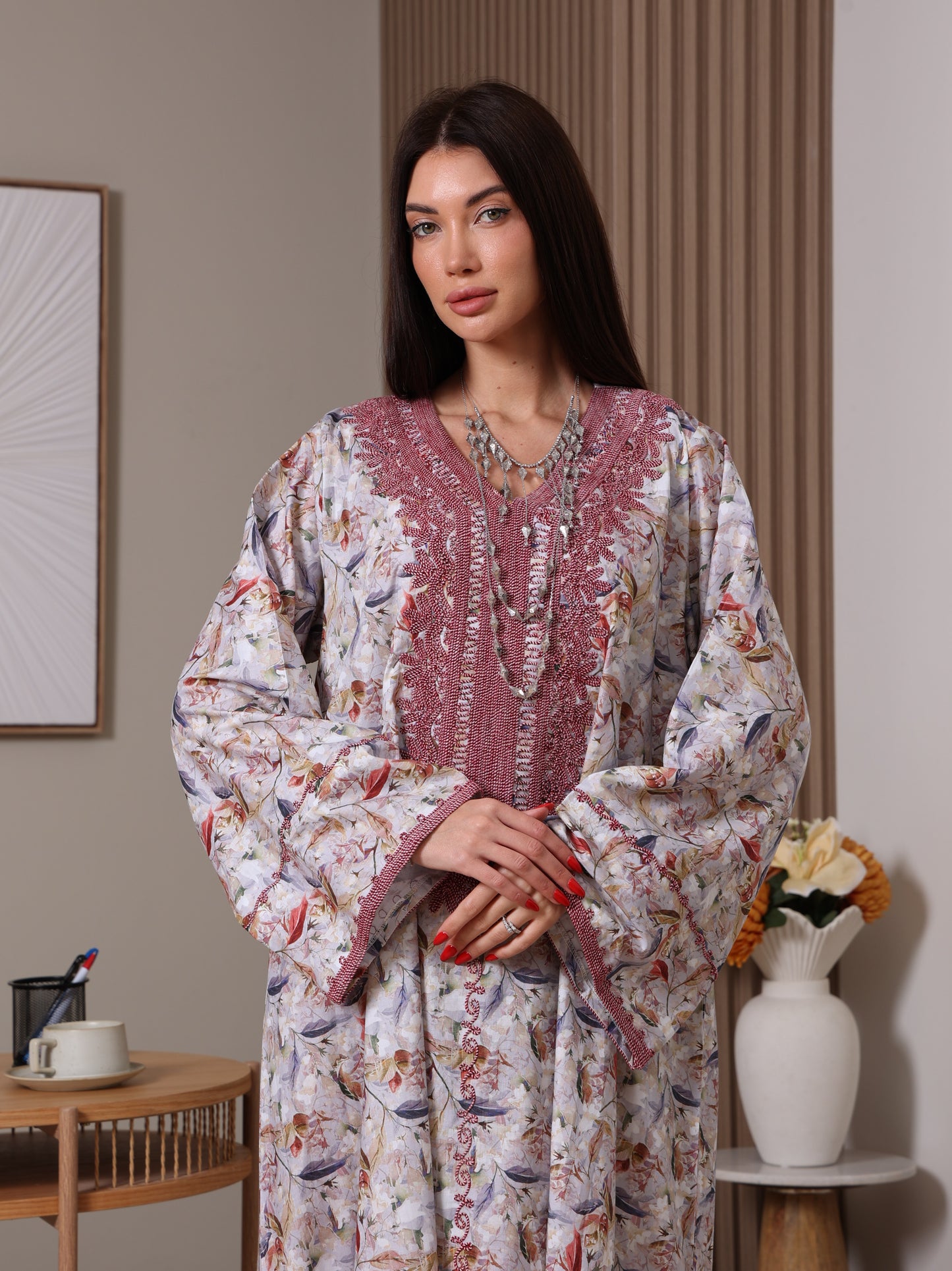 Dusty Rose Enchantment Kaftan