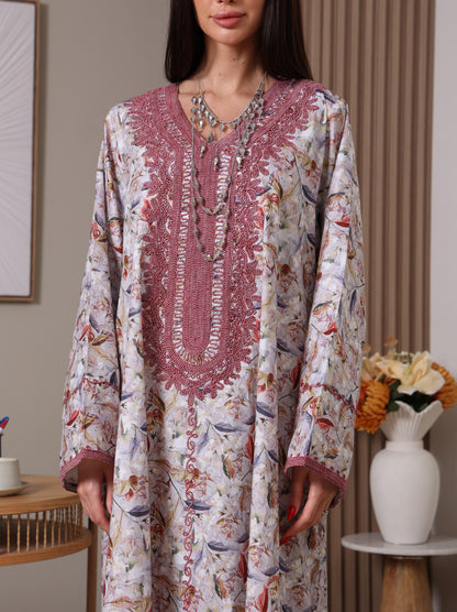 Dusty Rose Enchantment Kaftan