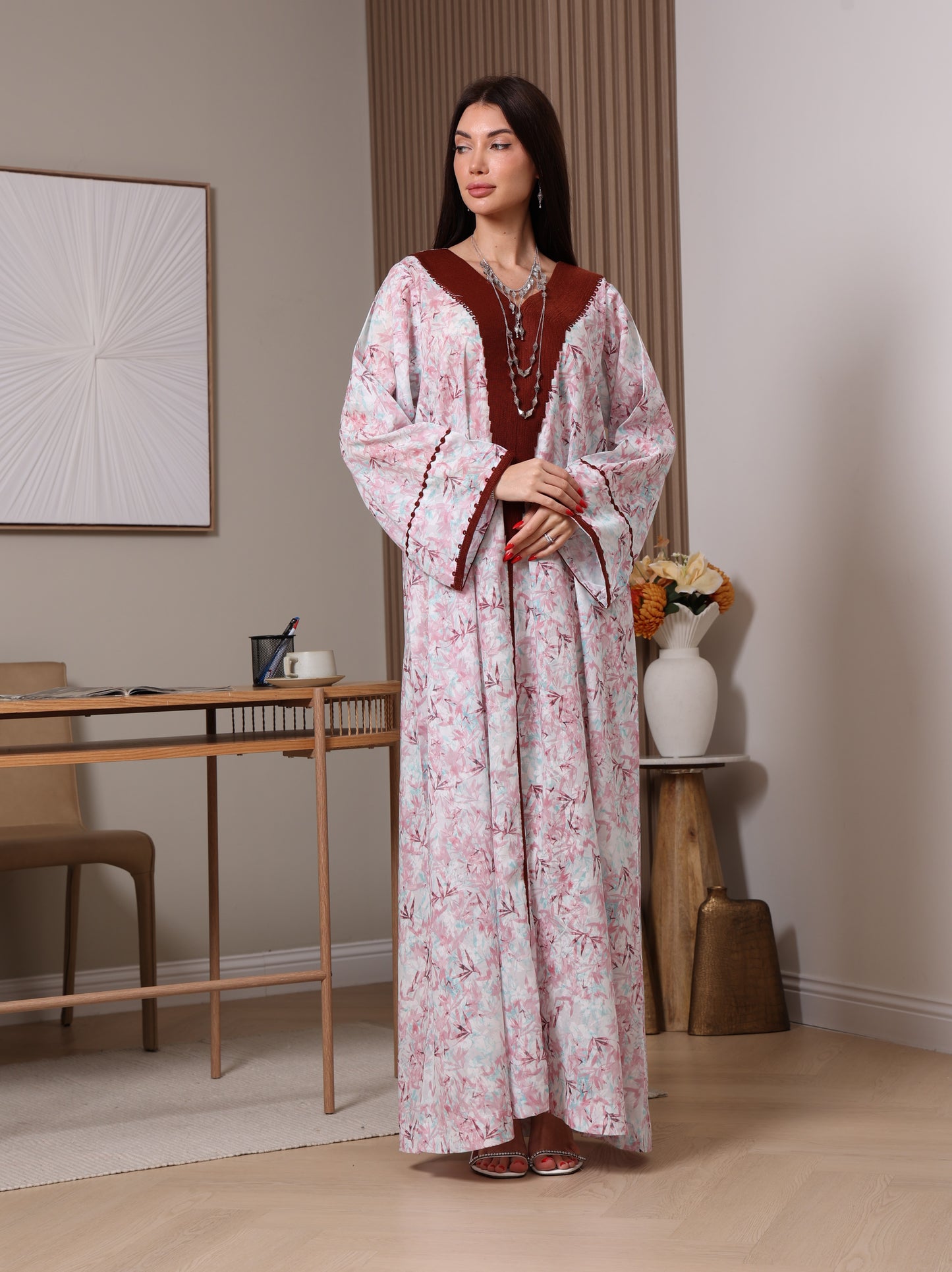 Crimson Petal Kaftan