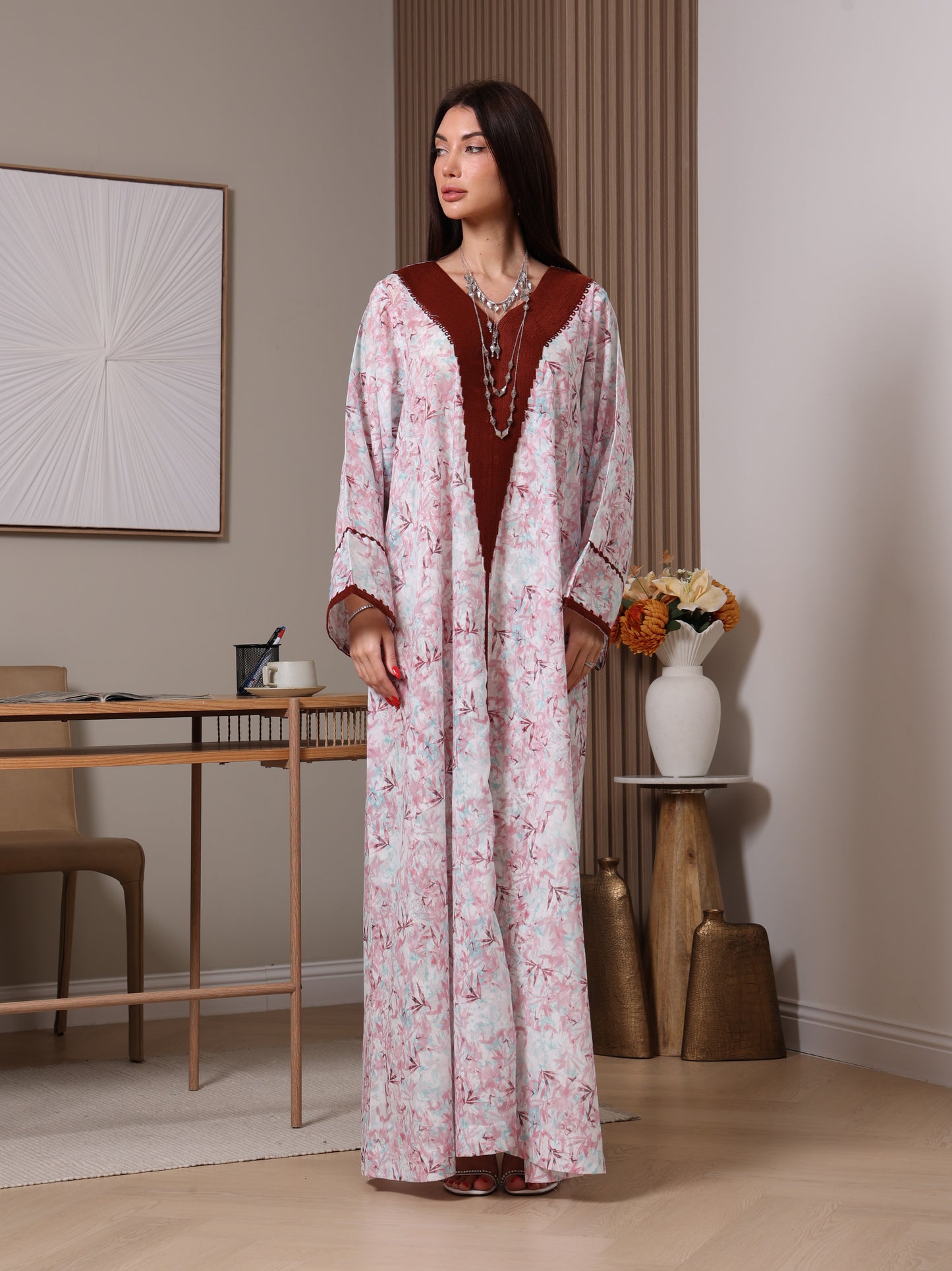 Crimson Petal Kaftan