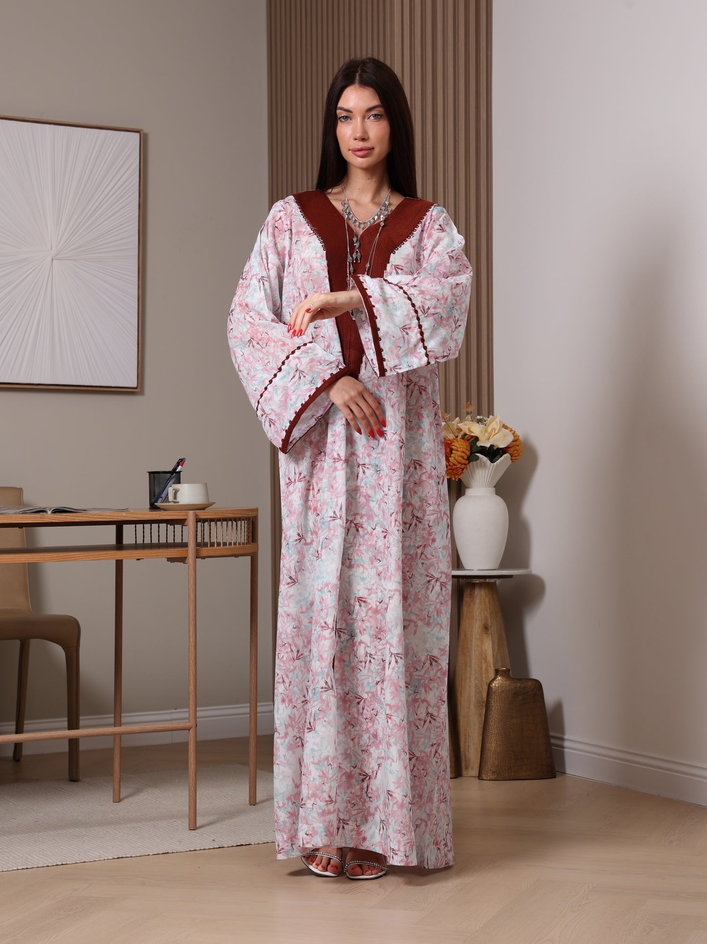 Crimson Petal Kaftan