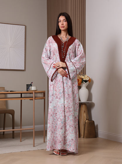 Crimson Petal Kaftan