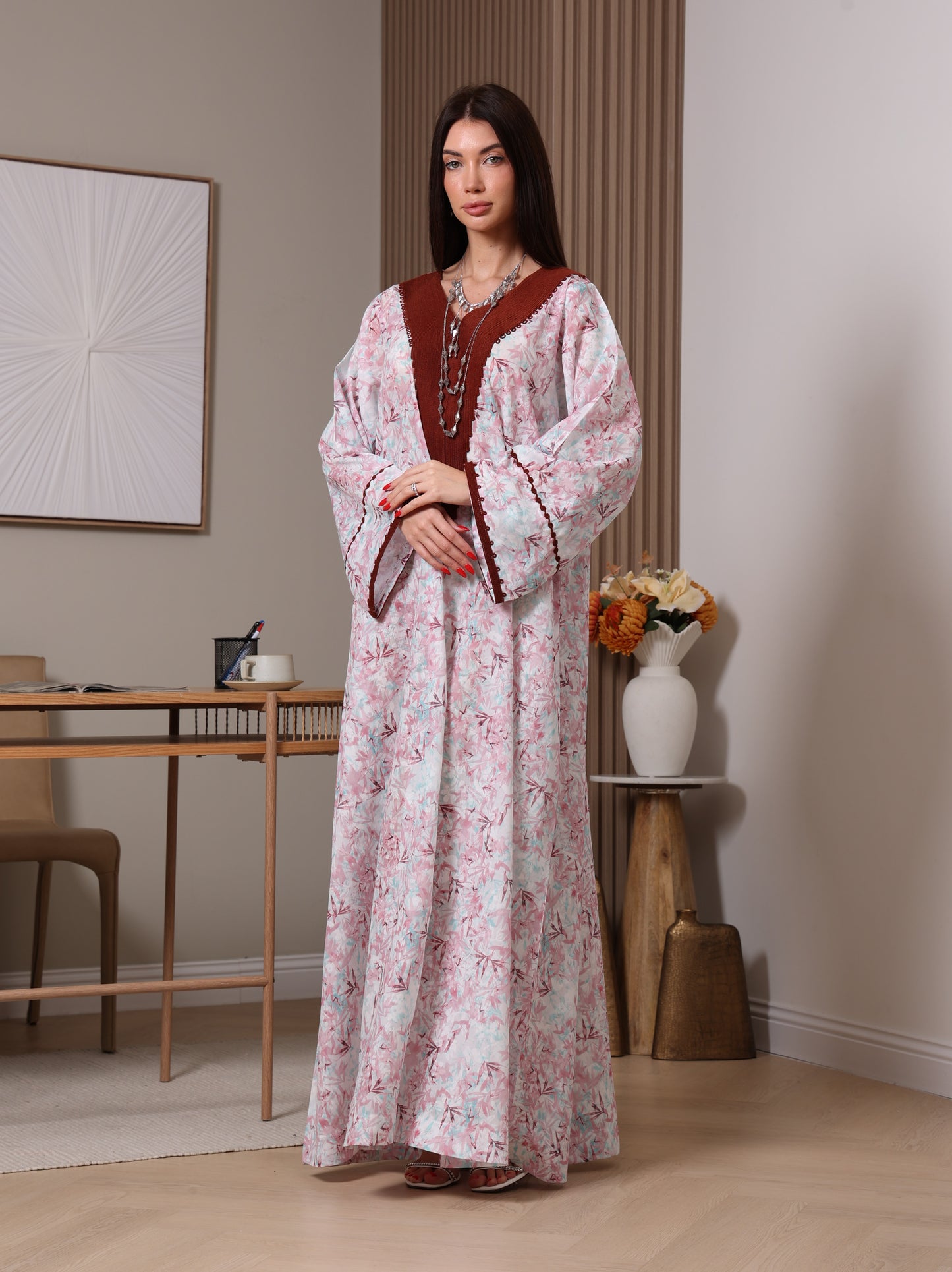 Crimson Petal Kaftan