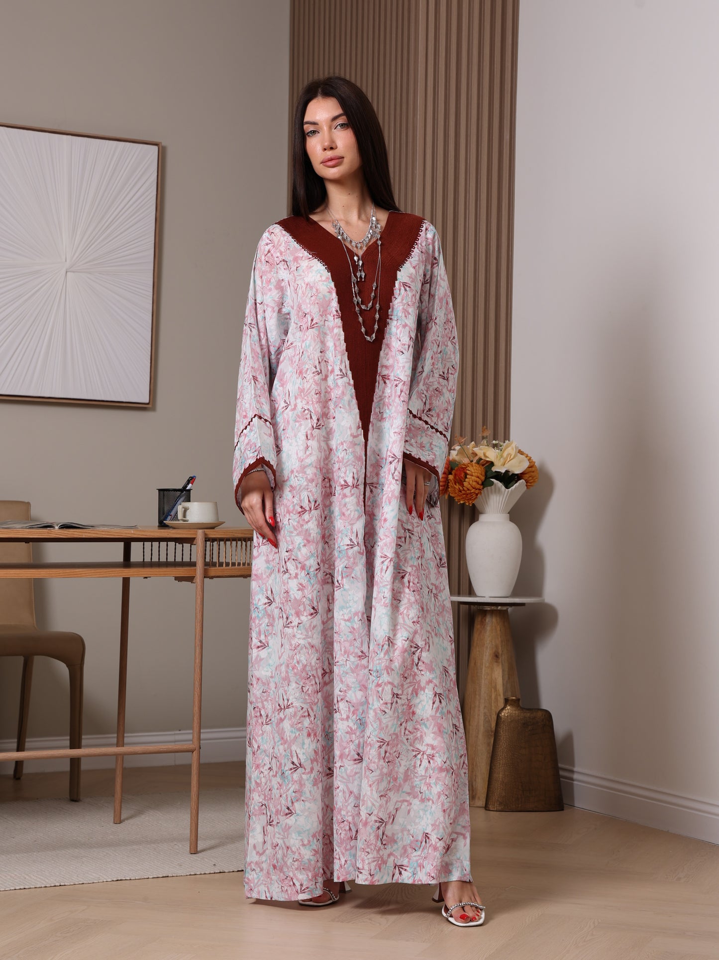 Crimson Petal Kaftan