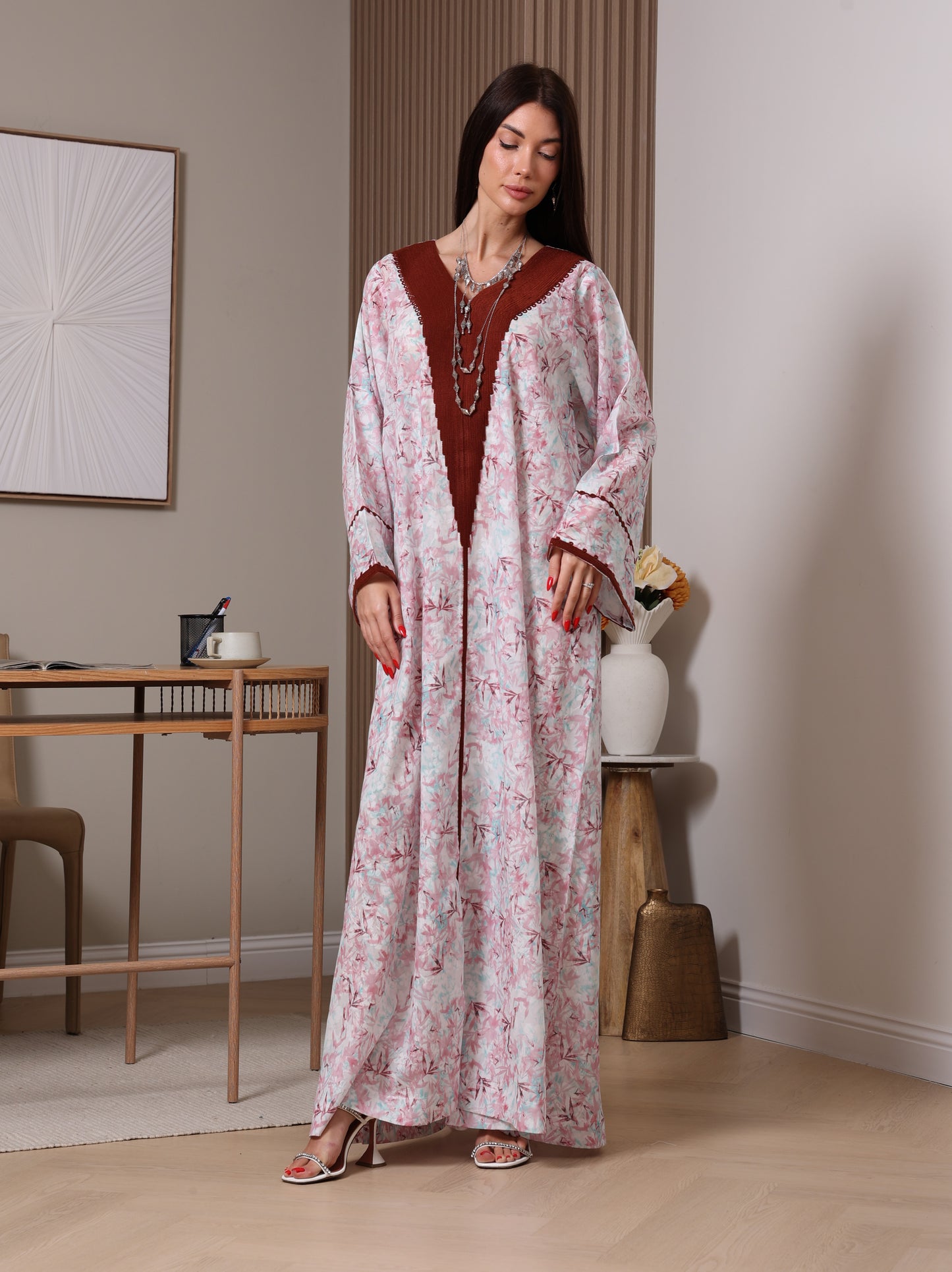 Crimson Petal Kaftan