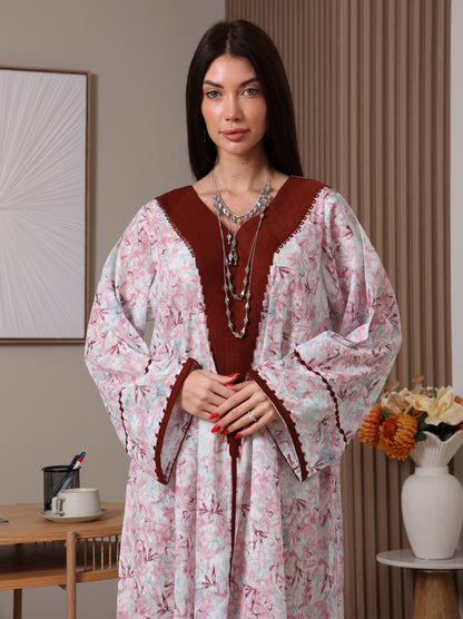 Crimson Petal Kaftan