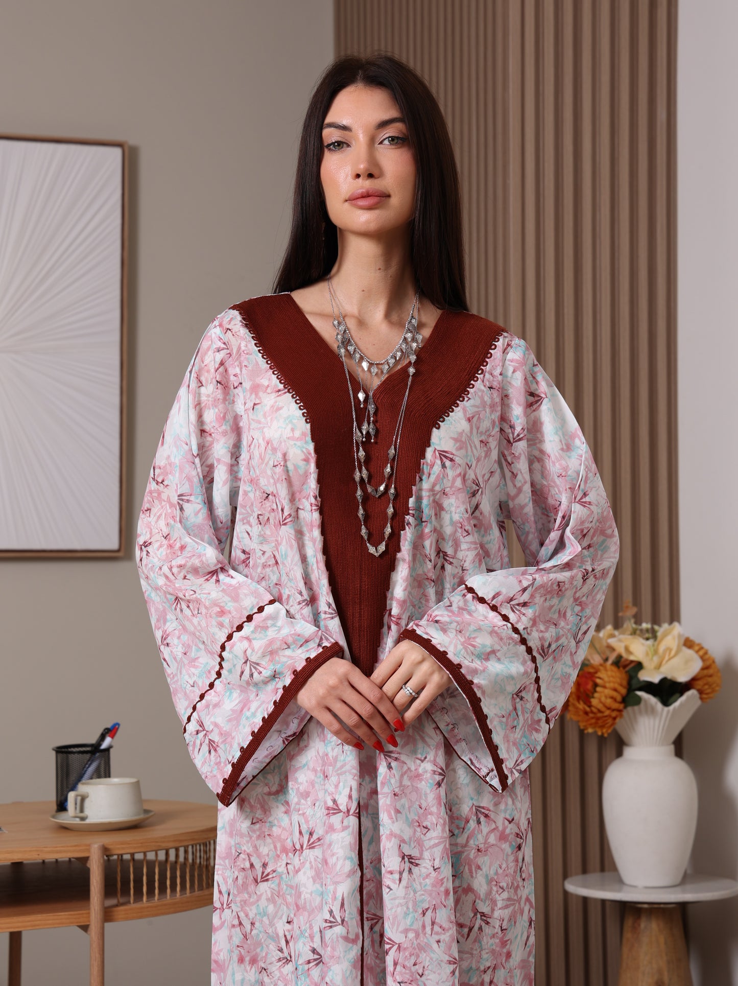 Crimson Petal Kaftan
