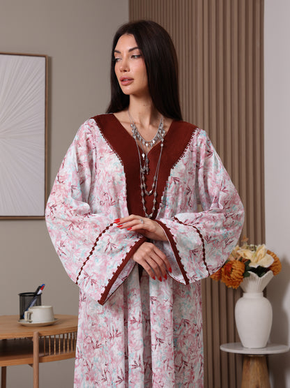 Crimson Petal Kaftan