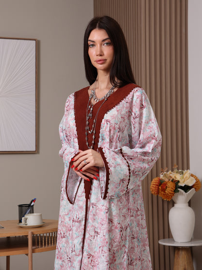 Crimson Petal Kaftan