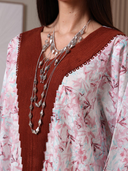 Crimson Petal Kaftan