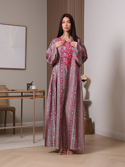 Magenta Mirage Kaftan