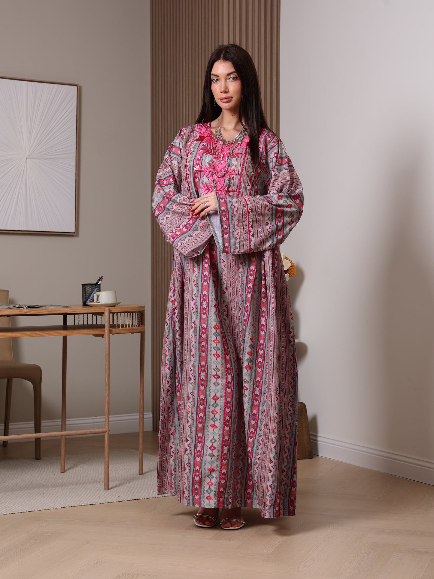 Magenta Mirage Kaftan