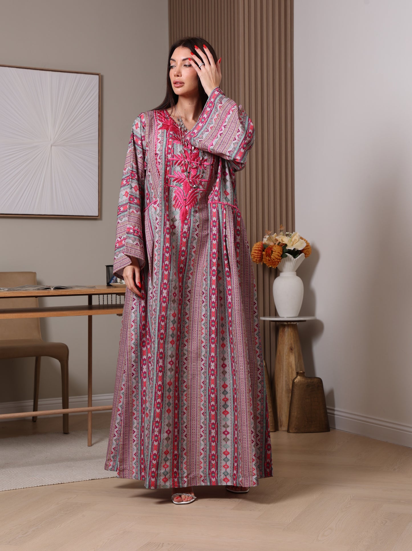 Magenta Mirage Kaftan