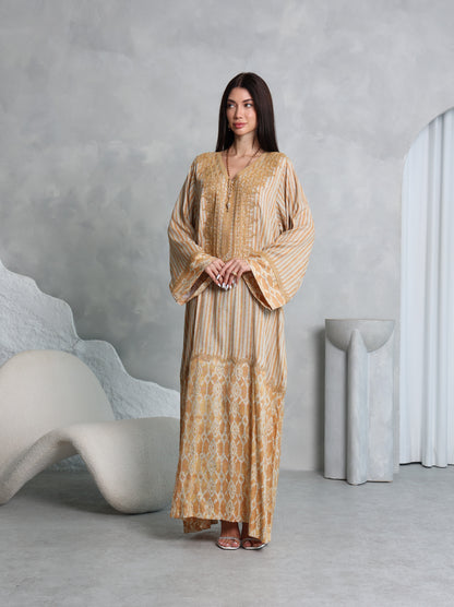 Amber Lattice Kaftan