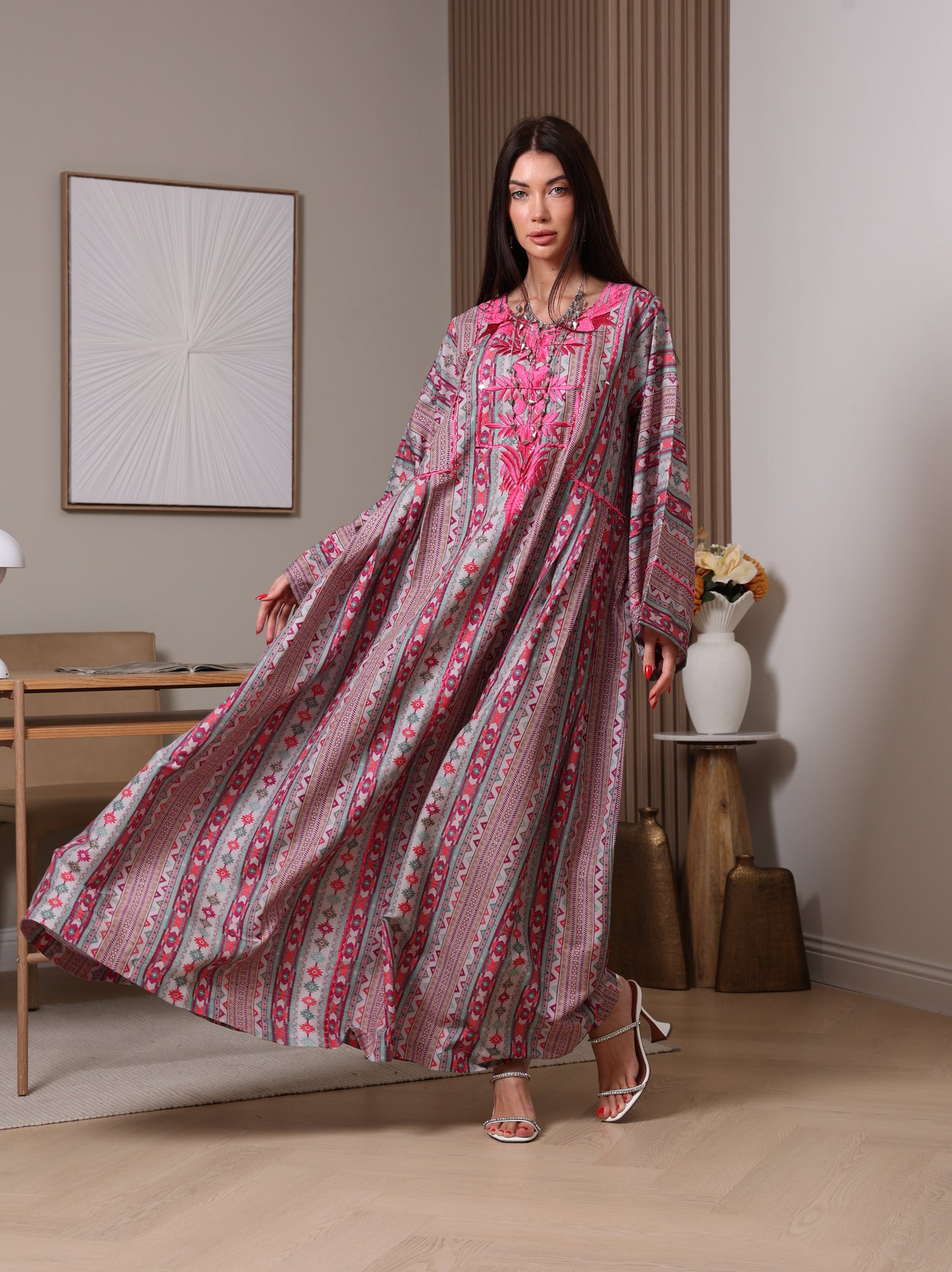 Magenta Mirage Kaftan