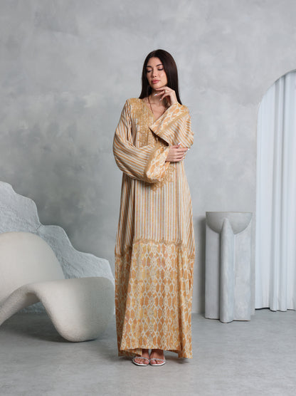 Amber Lattice Kaftan