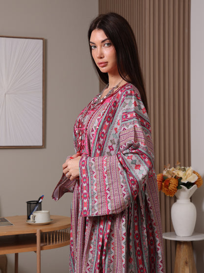 Magenta Mirage Kaftan