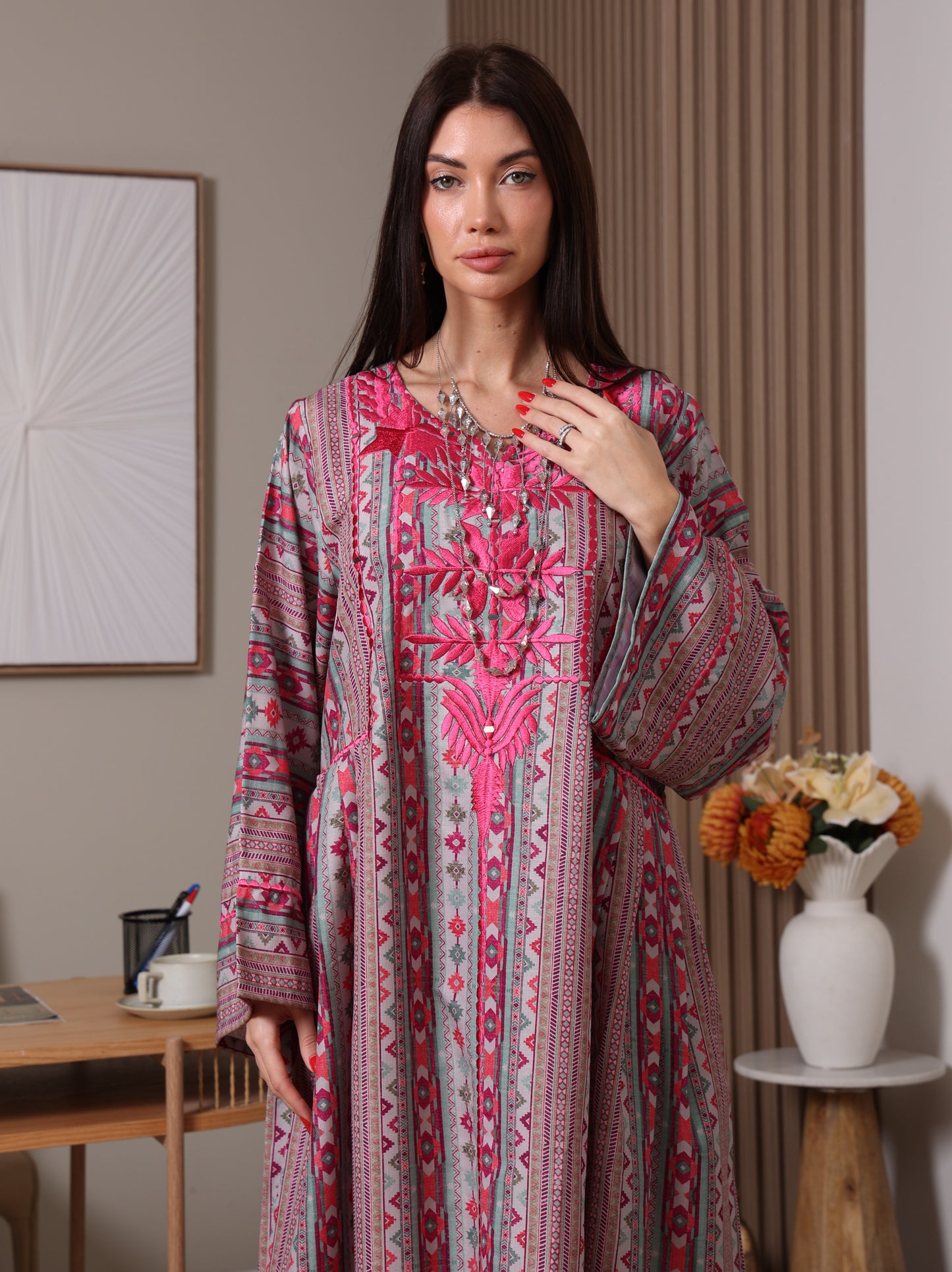 Magenta Mirage Kaftan