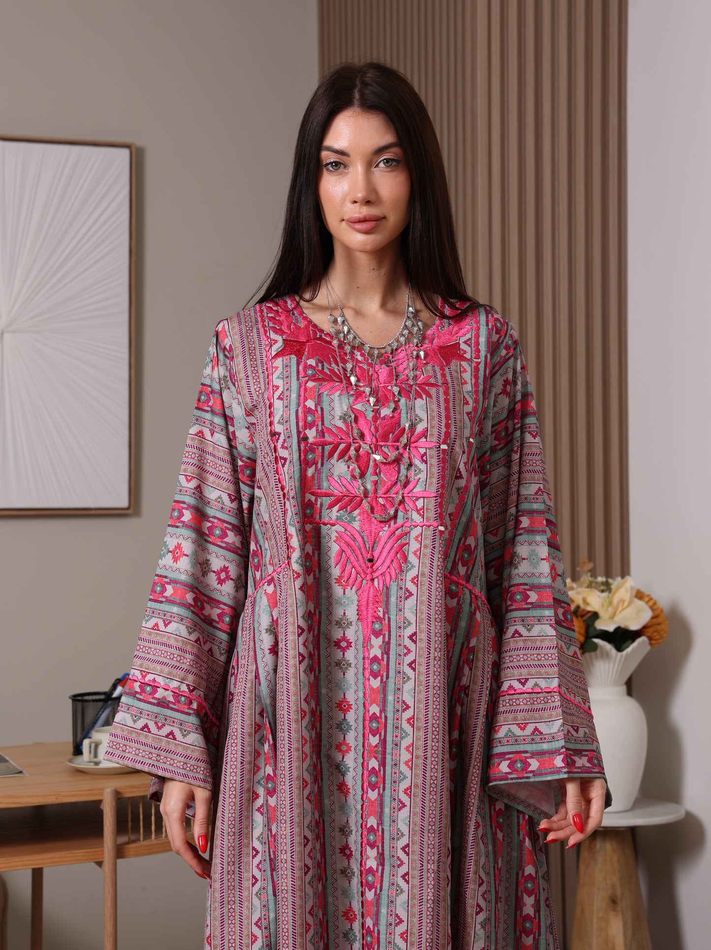 Magenta Mirage Kaftan