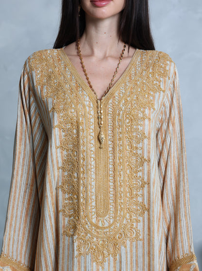 Amber Lattice Kaftan