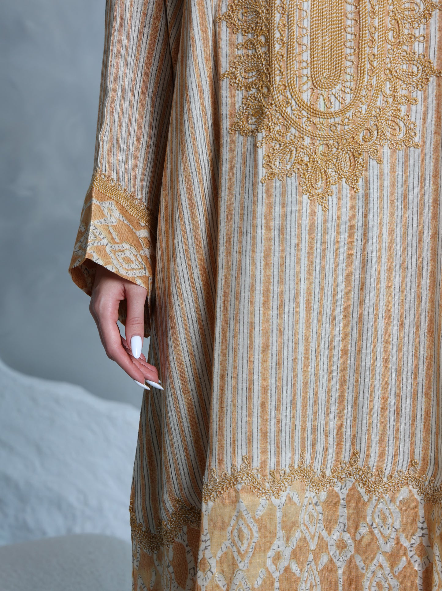 Amber Lattice Kaftan