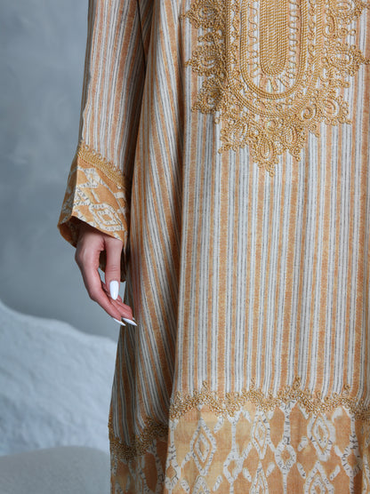 Amber Lattice Kaftan