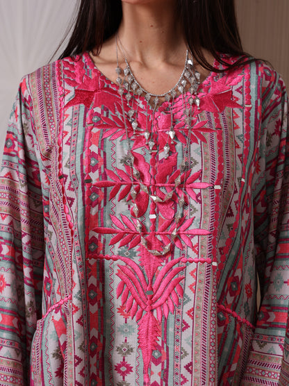 Magenta Mirage Kaftan