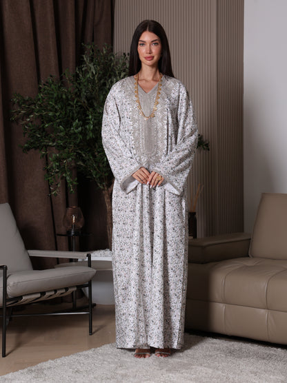 Cream Blossom Kaftan
